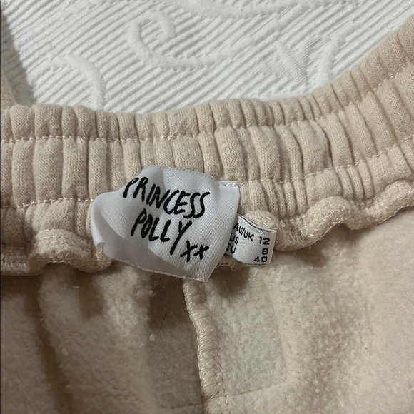 Princess Polly Tan Track Pants Relaxed Fit Elastic Waistband - Picture 5 of 9